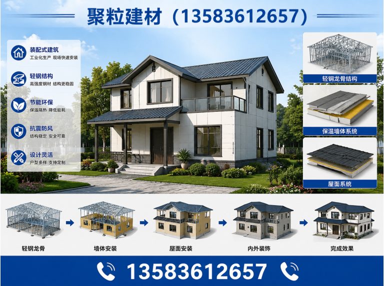 青州市轻钢别墅展示图